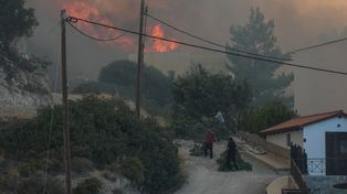 &nbsp;Los incendios forestales azotan las islas de Corfú, Eubea y Rodas en Grecia desde hace más de una semana.