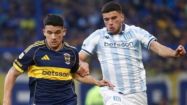 Lautaro Blanco y Adrián Martínez volverán a enfrentarse en el Boca-Racing