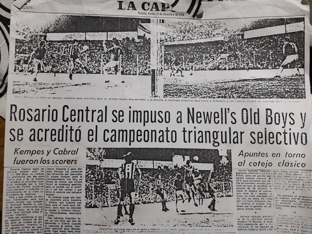 Central tuvo en 1974 uno de los mejores equipos de su historia