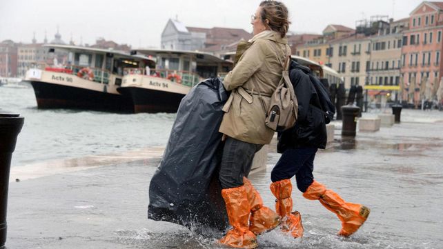 Las peores inundaciones en la última década en Venecia