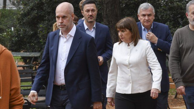 Primera foto de unidad de Bullrich y Larreta tras las PASO