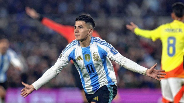 Argentina salvó un punto ante Colombia con un golazo de Thiago Almada