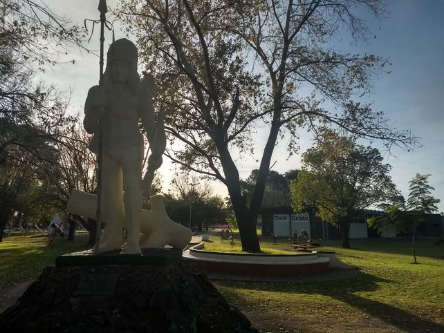 Una de las esquinas de la plaza.&nbsp;