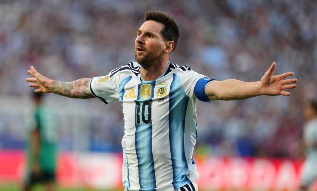 Un animal. Lionel Messi anotó los tres goles en el gran debut de Argentina en el Mundial 2026.