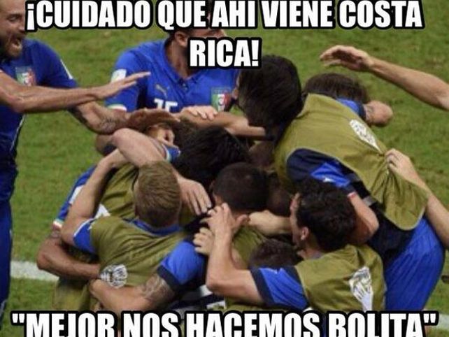 La victoria de Costa Rica trajo cola... y afiches