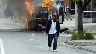 Enfrentamientos callejeros en Baltimore por otro ataque policial a un hombre negro