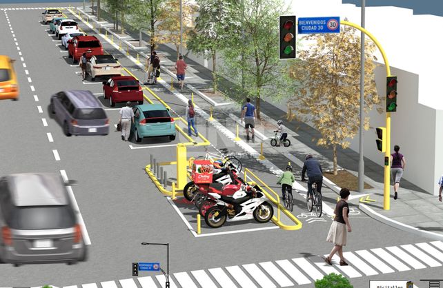 Comerciantes y vecinos de avenida Urquiza