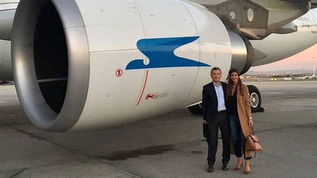 coincidencia. Mauricio Macri y su esposa