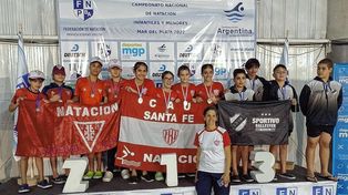 &nbsp;El equipo de Unión de Santa Fe se impuso en la prueba de 4x100 masculino en la jornada inicial del Campeonato Argentino de natación.