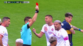 Polémica sanción al árbitro que expulsó a Iván Tapia, hijo de Chiqui, frente a Boca