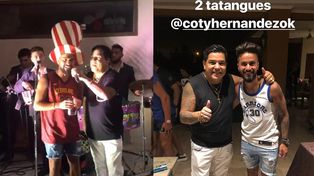 Droopy Gómez festejó su cumpleaños al ritmo de Coty