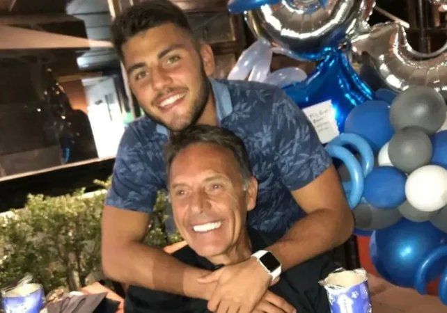 Nacho Russo junto a su papá Miguel