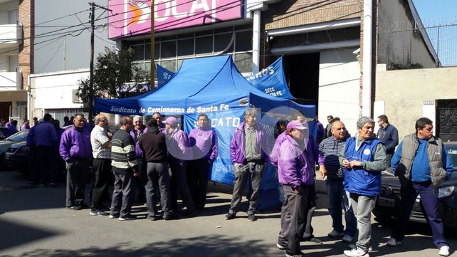 Paro de los trabajadores de OCA Paro de los trabajadores de OCA