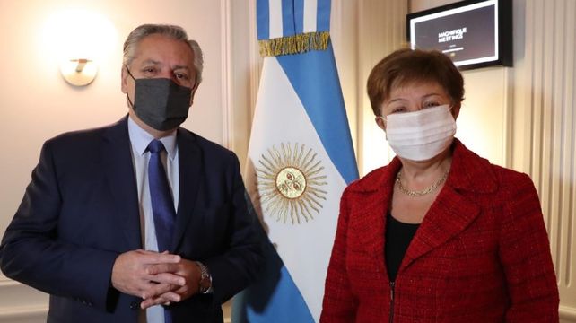 Fernández y Georgieva se reunieron para negociar la deuda y coincidieron en que el diálogo fue muy constructivo