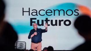 Omar Perotti habló al final del encuentro de Hacemos Santa Fe que se desarrolló en Rosario.