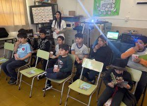 Un Día de Película llegó a una escuela rural de Las Cuevas