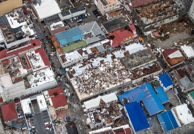 La devastación en la parte holandesa de la Isla de San Martin es total.&nbsp;