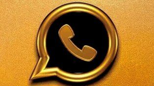 WhatsApp dorado, otra versión de la app.