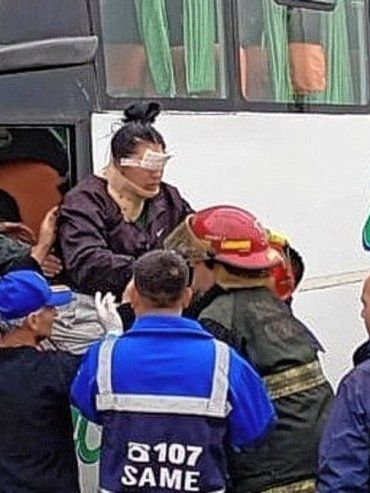 Un micro de Concordia chocó en la Panamericana: hay 12 personas heridas