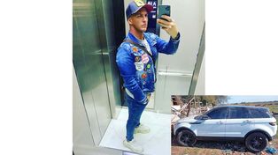Lechuga Pérez Algaba y la camioneta que supuestamente devolvió en un descampado a un ex socio.&nbsp;