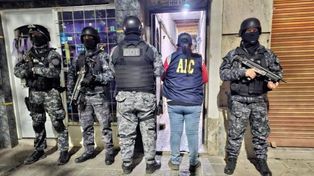 Uno de los lugares allanados el 19 de abril pasado por orden de los fiscales Franco Carbone y Federico Rébola.