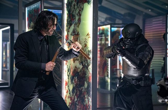 Reeves dijo que mejoró las artes marciales para el film.