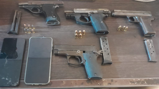 Tras una denuncia por disparos al aire, incautaron cuatro armas de fuego en una fiesta