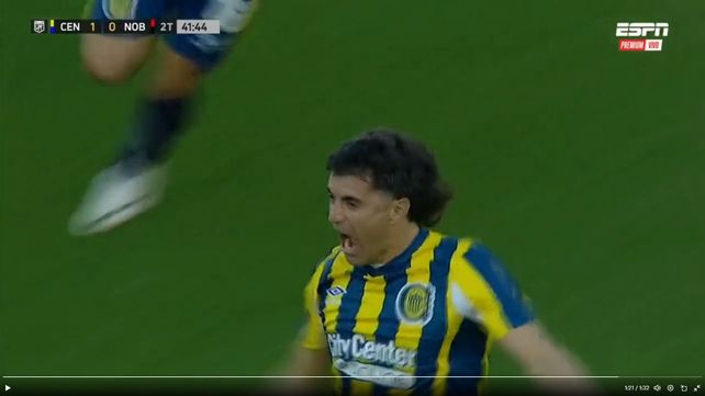 Central lo ganó con un golazo de Malcorra de tiro libre que hizo estallar el Gigante