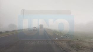 Semana con neblinas y lluvia de un día