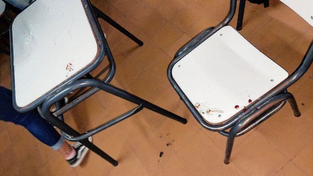 El estudiante de Villaguay sufrió cortes y debió ser atendido de urgencia. La institución comparte edificio con la escuela primaria N° 4 Juan Francisco Seguí.
