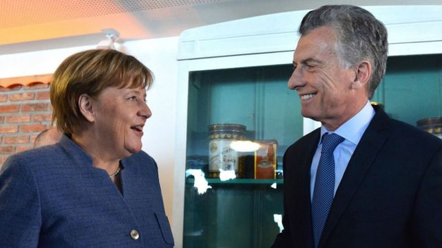 Merkel y Macri