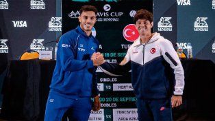 Se sorteó la serie de Copa Davis entre Argentina y Turquía: cómo se juega el primer día en Neuquén