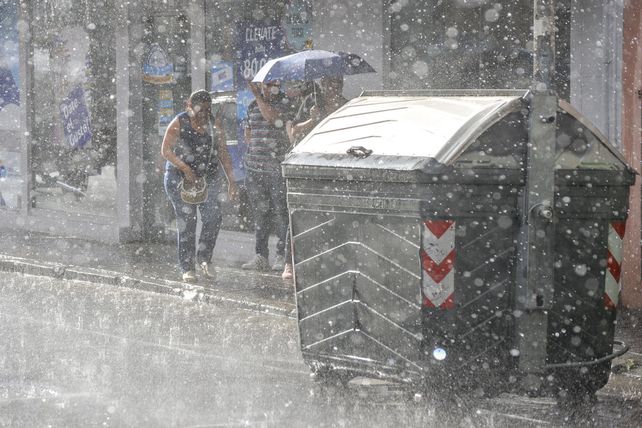 En unas pocas horas llovió más que en todo el año