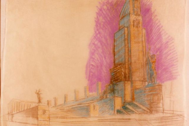 Los bocetos de Ángel Guido: el Monumento antes de nacer
