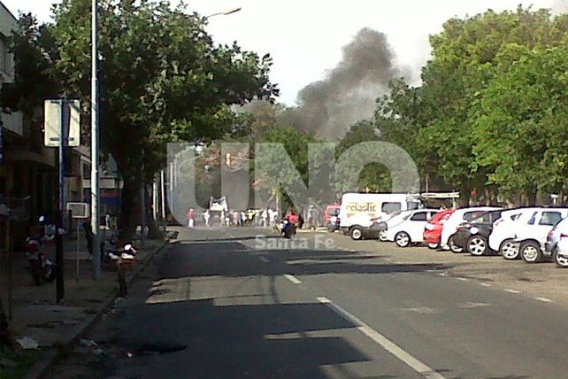 La Corriente Clasista y Combativa realizó diferentes cortes de calles en la ciudad