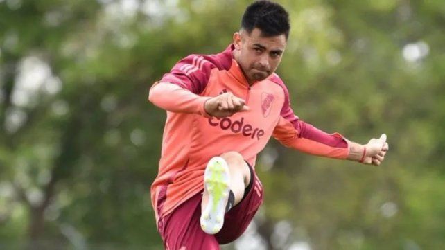 El Pity Martínez ya está trabajando con la pelota.