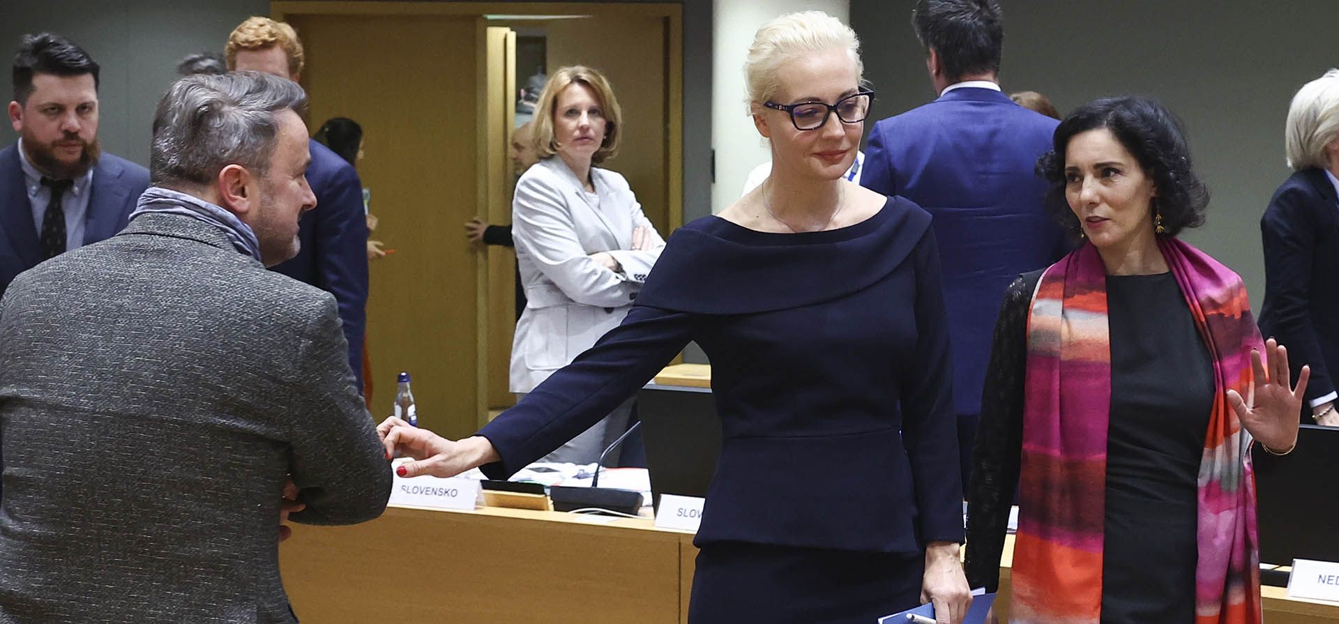 Yulia Navalnaya, viuda del principal crítico del Kremlin, Alexei Navalny, participa en una reunión de ministros de Asuntos Exteriores de la UE, Bruselas, Bélgica . Acusó a Vladimir Putin de matar a su esposo y prometió continuar con el trabajo de él, tres días después de que muriera en una prisión del Ártico Fotografía: Yves Herman/Reuters Yulia Navalnaya, viuda del principal crítico del Kremlin, Alexei Navalny, participa en una reunión de ministros de Asuntos Exteriores de la UE, Bruselas, Bélgica . Acusó a Vladimir Putin de matar a su esposo y prometió continuar con el trabajo de él, tres días después de que muriera en una prisión del Ártico Fotografía: Yves Herman/Reuters