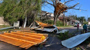 Temporal con violentas ráfagas dejó sin luz a gran parte de Concordia: comunicado de Enersa