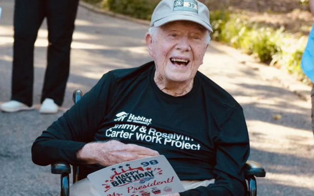 Carter vive con optimismo la última etapa de su larga vida.&nbsp;