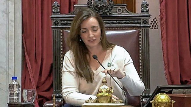 La vicepresidente Victoria Villarruel La vicepresidente Victoria Villarruel