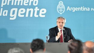 Renta inesperada: el Presidente presentó el proyecto junto a Guzmán