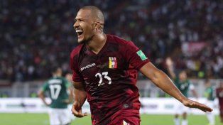 Salomón Rondón, delantero de River, fue convocado por Batista para la fecha FIFA que tendrá Venezuela.
