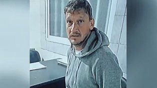 La imagen de Germán Kiczka detenido en Corrientes.