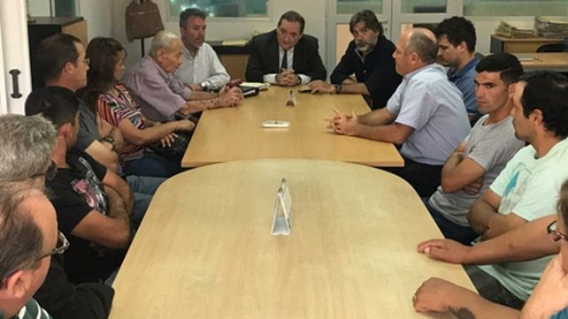 Consenso. Llegaron a un entendimiento y se destrabó la pugna.