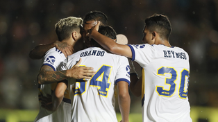 Boca venció a Paranaense con un picante Zárate