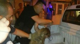 Un policía le salvó la vida a un perro con respiración boca a boca
