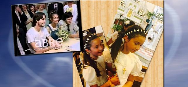 La emotiva comunión de la hija de Romina Yan: usó la corona con la que se casó su mamá