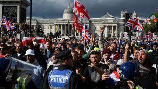 Hubo una multitudinaria marcha en Londres en contra de la política migratoria