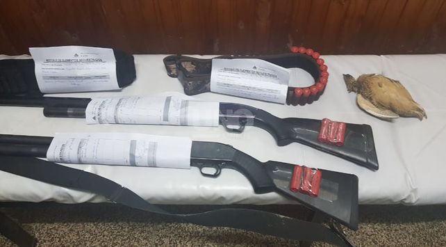 Los elementos secuestrados.