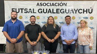 Dirigentes presentes en el sorteo al Torneo Nacional de Clubes de futsal 2025.